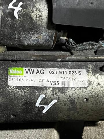 Стартер автомобільний 02T911023S VAG