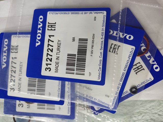 Форсунки (ремкомплект) 31272771 VOLVO