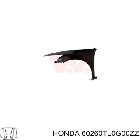 Ліве переднє крило 60260TL0G00ZZ HONDA