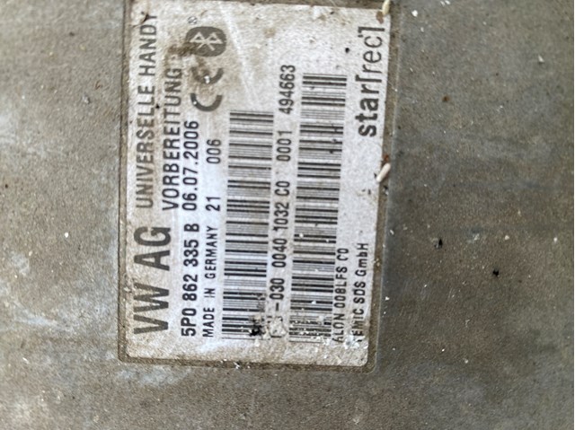 Блок керування Bluetooth 5P0862335B VAG