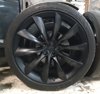 3 колесо заднее в сборе 22x10 turbine black tesla model x 1089366-00-c 1089366-00-C