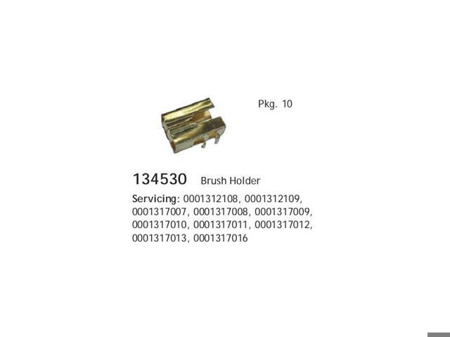 Щеткодеpжатель стартера 134530 CARGO