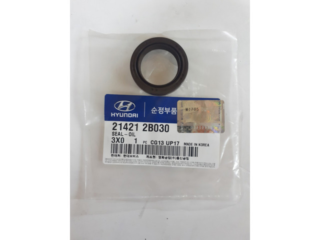 Сальник коленвала двигуна, передній 214212B030 HYUNDAI