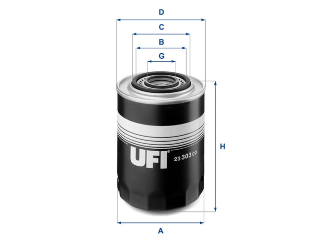 Маслофільтр 2330300 UFI