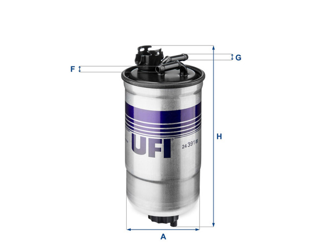 Фільтр палива 2439100 UFI