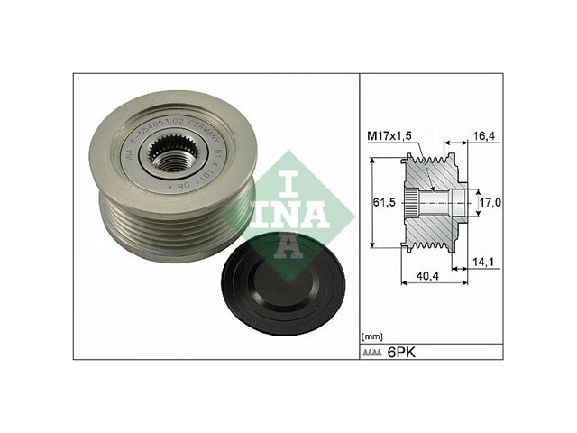 Муфта генератора 535011510 INA