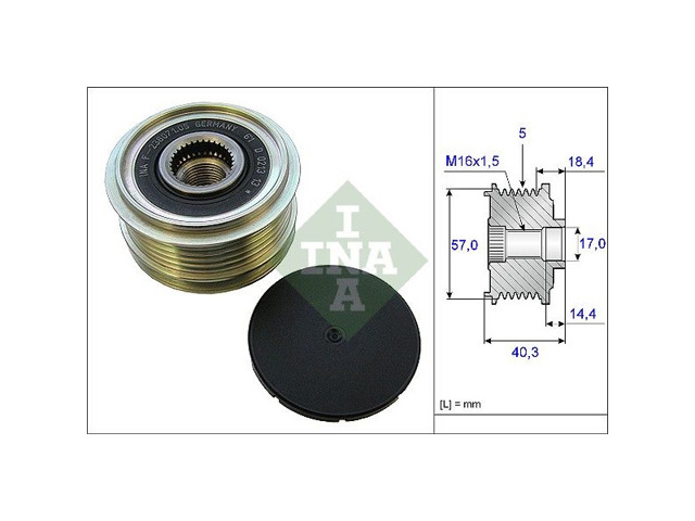 Шків генератора Hyundai I10
