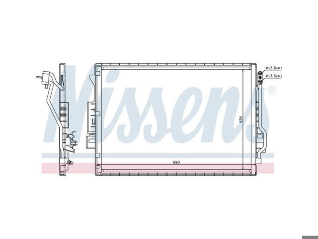 Конденсер 940137 NISSENS