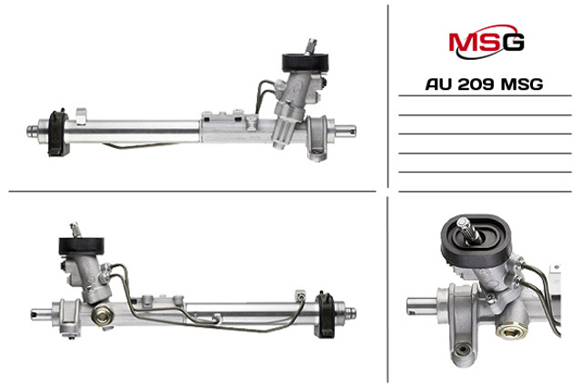 Рейковий рульовий механізм AU209 MS GROUP