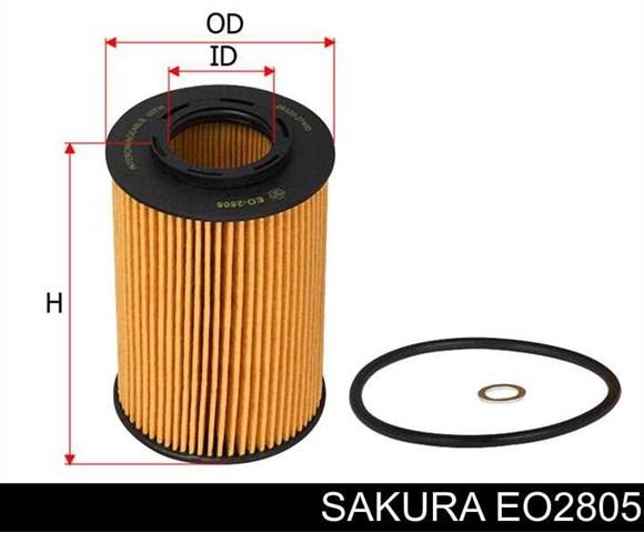 Фільтр масла EO2805 SAKURA
