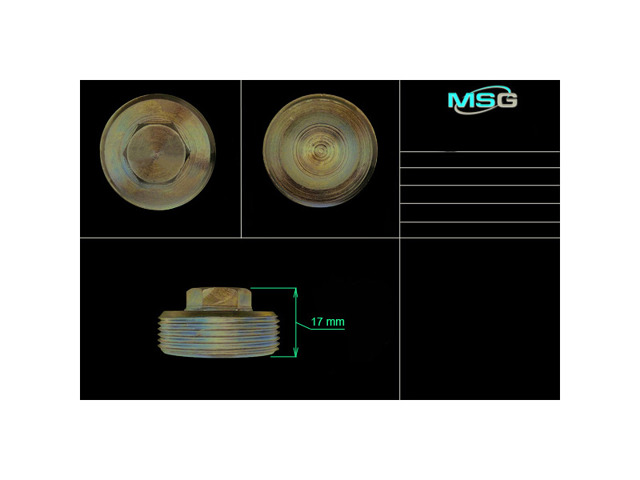 Гайка стопорная кермової рейки FO223NUTS MS GROUP