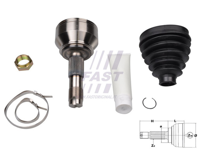 ШРУС зовнішній FT25079K FAST