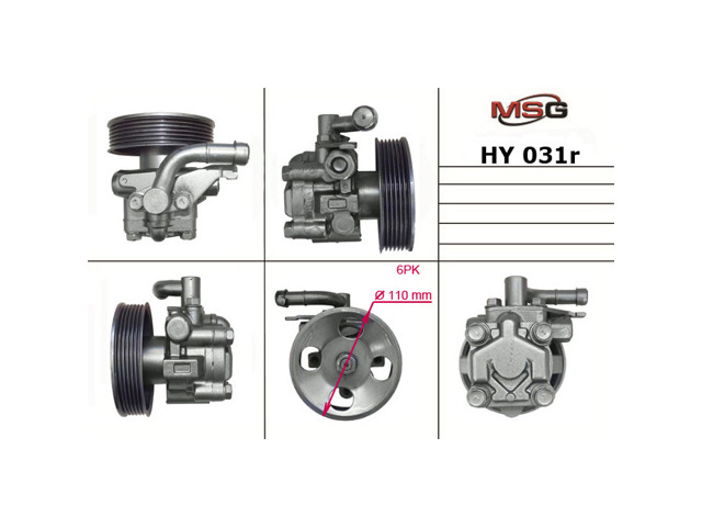 Насос гідравліки HY031R MSG Rebuilding
