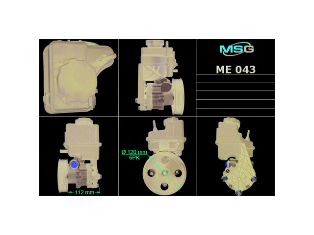 Насос кермового управління ME043 MS GROUP