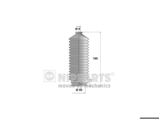 Пильник рульової рейки правий NI206DUSTER2 MS GROUP