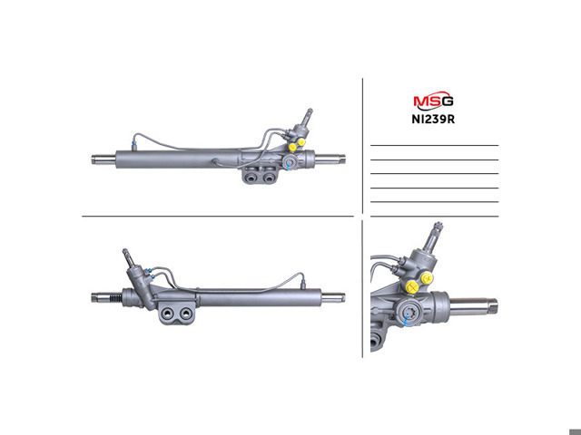 Рульова рейка NI239R MSG Rebuilding