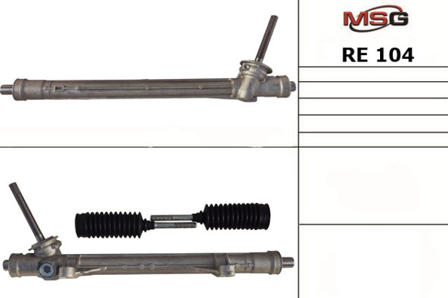 Рейковий рульовий механізм RE104 MS GROUP