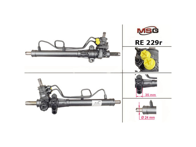 Рейковий рульовий механізм RE229R MSG Rebuilding