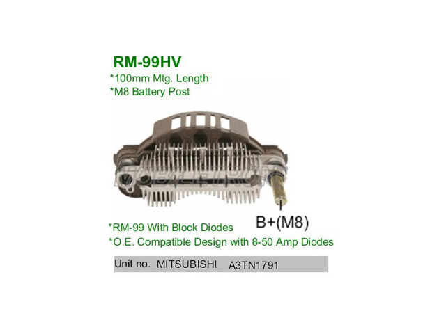 Міст діодний генератора RM99HV MOBILETRON