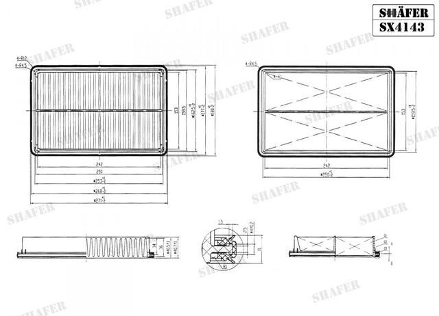 Система автоматичного очищення повітряного фільтра SX4143 SHAFER
