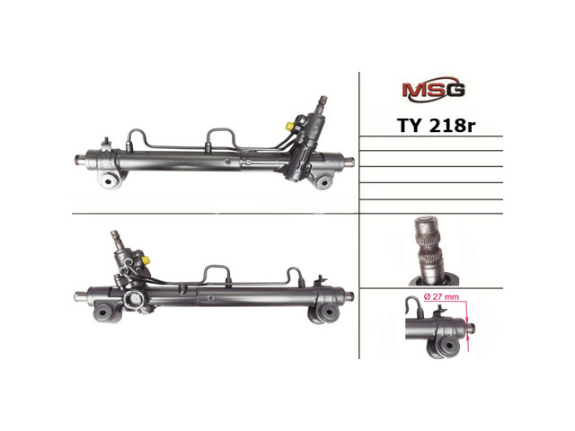 Управління рульове в зборі TY218R MSG Rebuilding