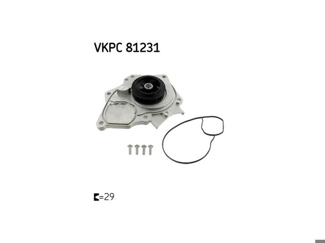 Насос охолоджуючої рідини VKPC81231 SKF