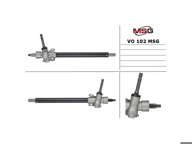 Рейковий рульовий механізм VO102 MS GROUP