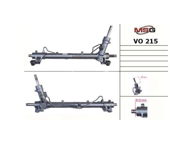 Управління рульове в зборі VO215 MS GROUP