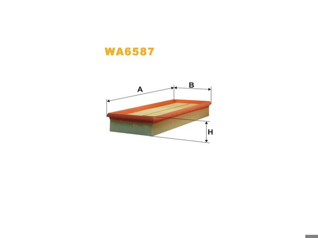 Фільтр повітряний WA6587 WIX