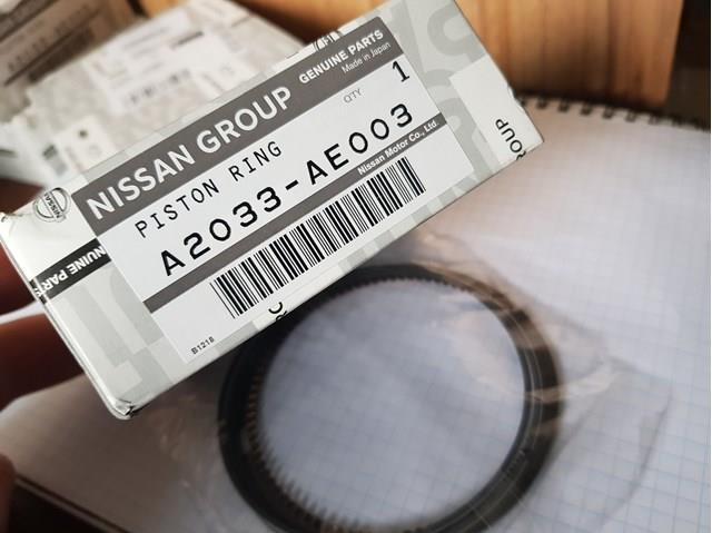 Комплект поршневих кілець, STD A2033AE003 NISSAN