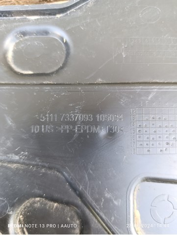 Кронштейн кріплення крила переднього лівого, передній 51117337093 BMW