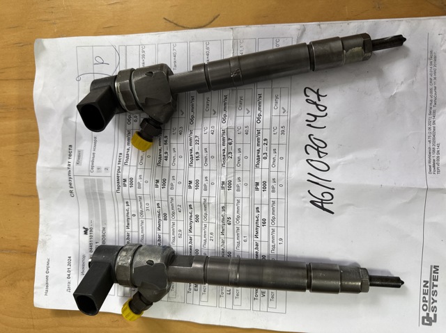 Форсунка дизельна в зборі, розпилювач + тримач 0445110107 BOSCH