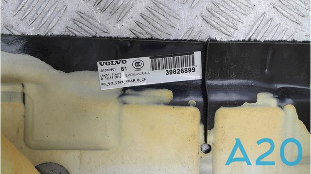 Покриття підлогове салону, заднє 39826899 VOLVO