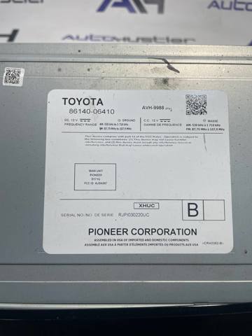 Дисплей бортового комп'ютера 8614006410 TOYOTA
