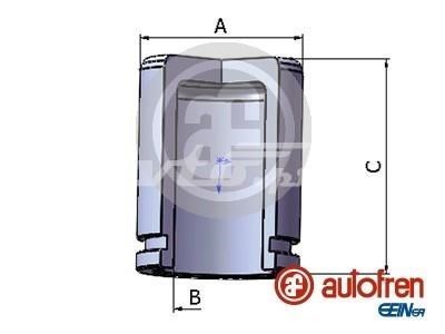 Поршень супорта гальмівного, переднього D025297 AUTOFREN