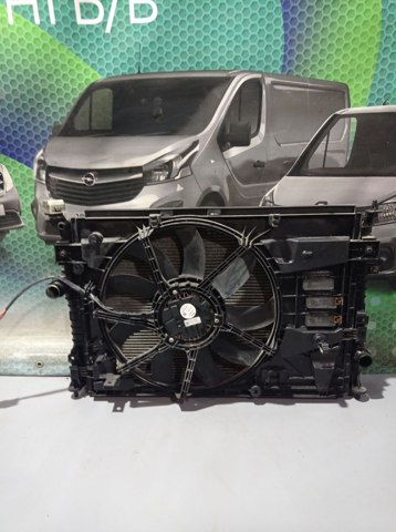 Дифузор радіатора охолодження, в зборі з двигуном і крильчаткою 9805897480 PEUGEOT