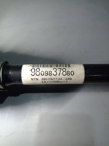 Привід передній лівий 9809837880 PEUGEOT