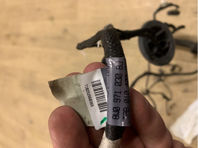 Джгут проводів передньої двері 8W0971030BJ VAG