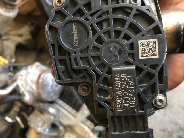 Байпасний клапан EGR, рециркуляції газів 147101246R NISSAN