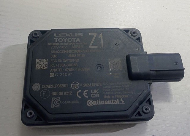 Датчик контролю мертвої зони, задній 881620E130 TOYOTA
