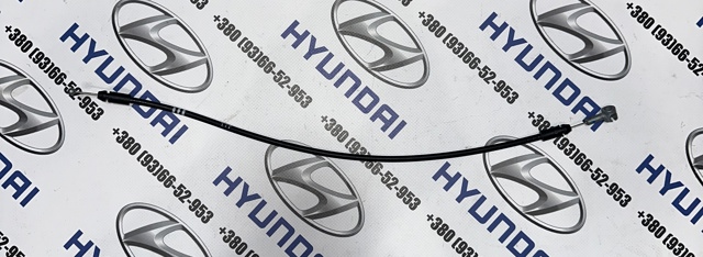 Трос відкриття капота, передній 81190GI100 HYUNDAI