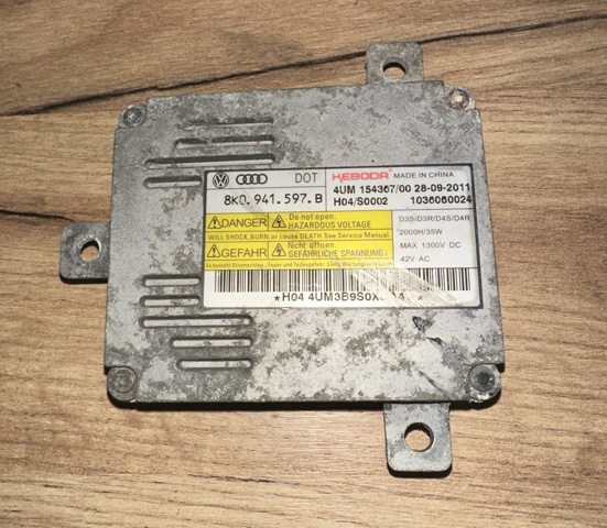 Блок управління ксеноновими фарами 8K0941597B VAG