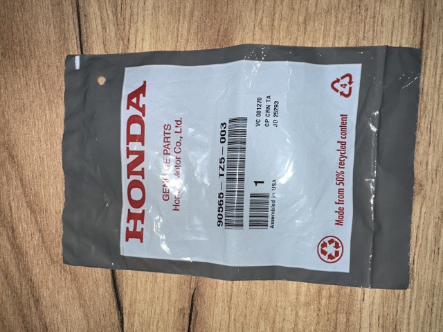 Кліпса ущільнювача дверей 90565TZ5003 HONDA
