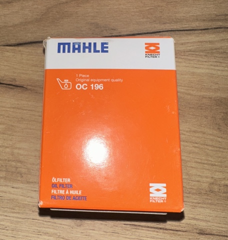Маслофільтр OC196 MAHLE