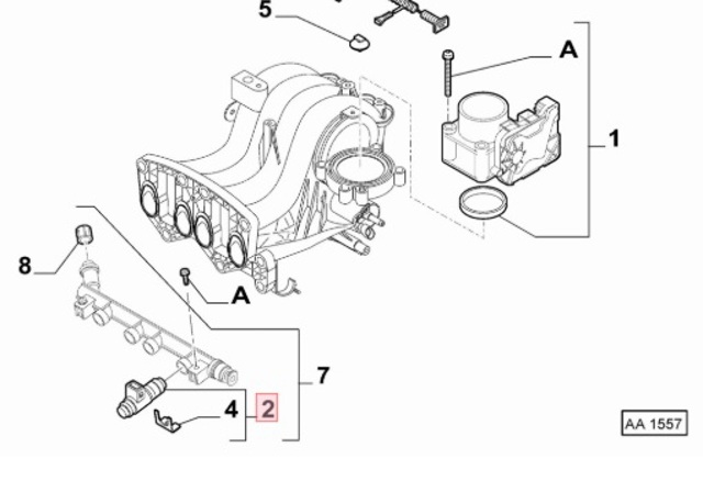 Форсунка паливна 71724545 FIAT