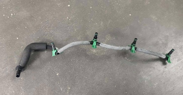 Трубка паливна, зворотня від форсунок 9676290580 FIAT