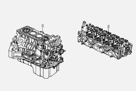 Двигун у зборі F20B6 Honda