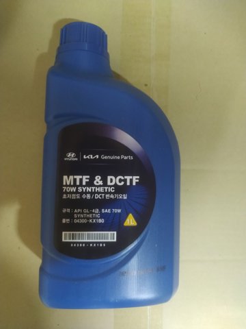 Масло кпп 04300KX1B0 HYUNDAI