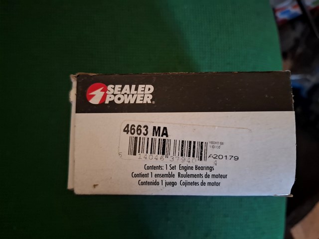 Вкладиші коленвала, корінні, комплект, стандарт (STD) 4663MA FEDERAL MOGUL