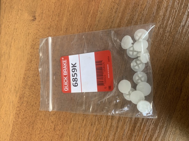 Ремкомплект задніх гальм 6859K QUICK BRAKE
